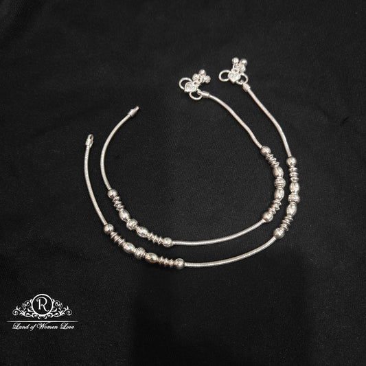92.5 SILVER ANKLETS -RCDS376