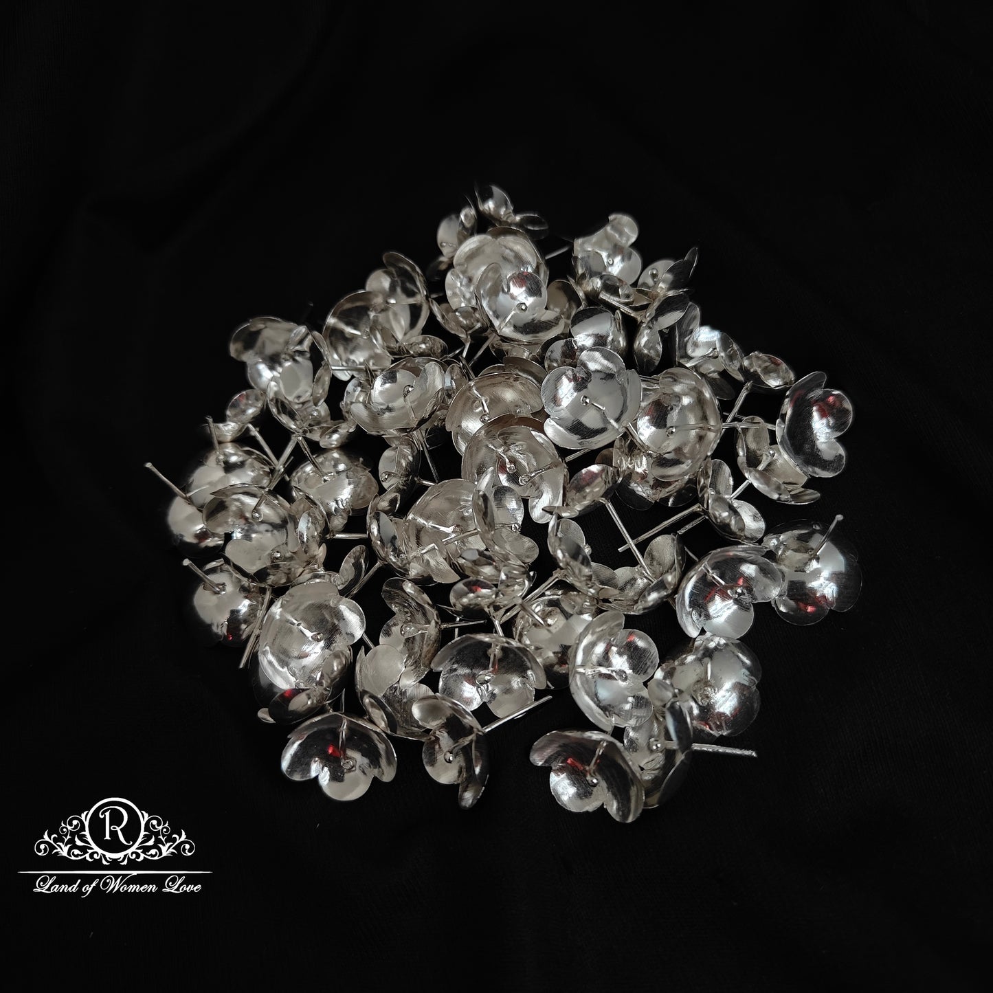SILVER POOJA FLOWERS-RCRS082
