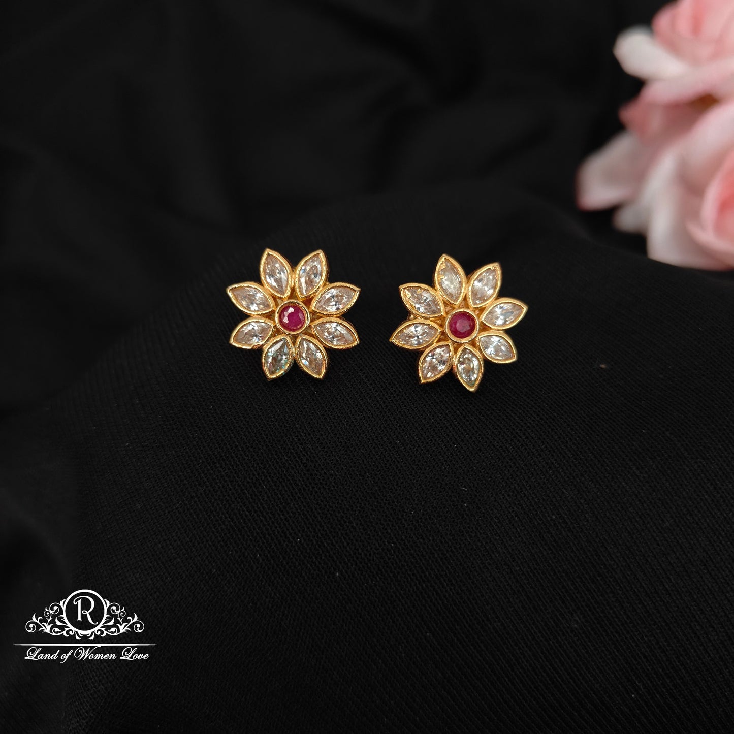 92.5 Silver earrings -RCH1174