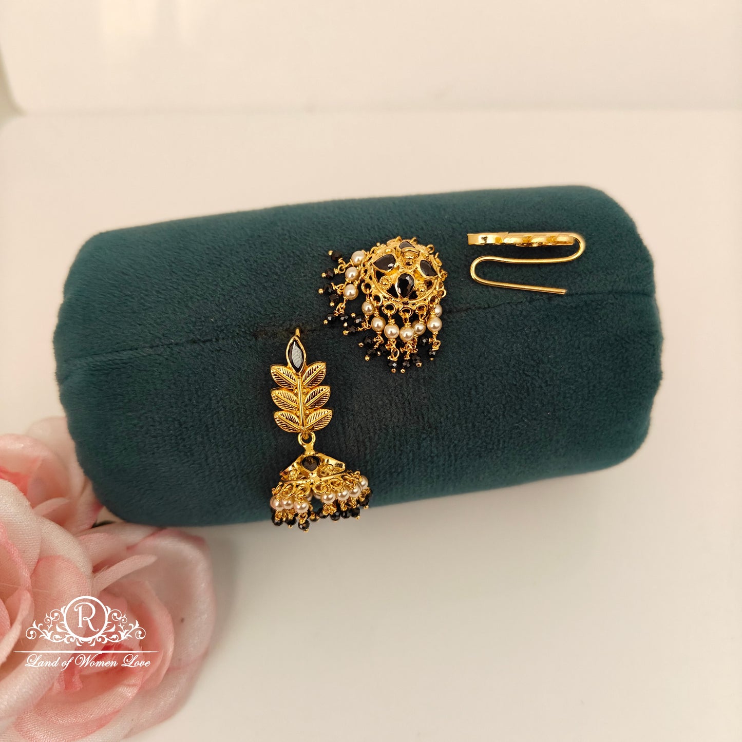 92.5 Silver changeable jumkas-RCBH017