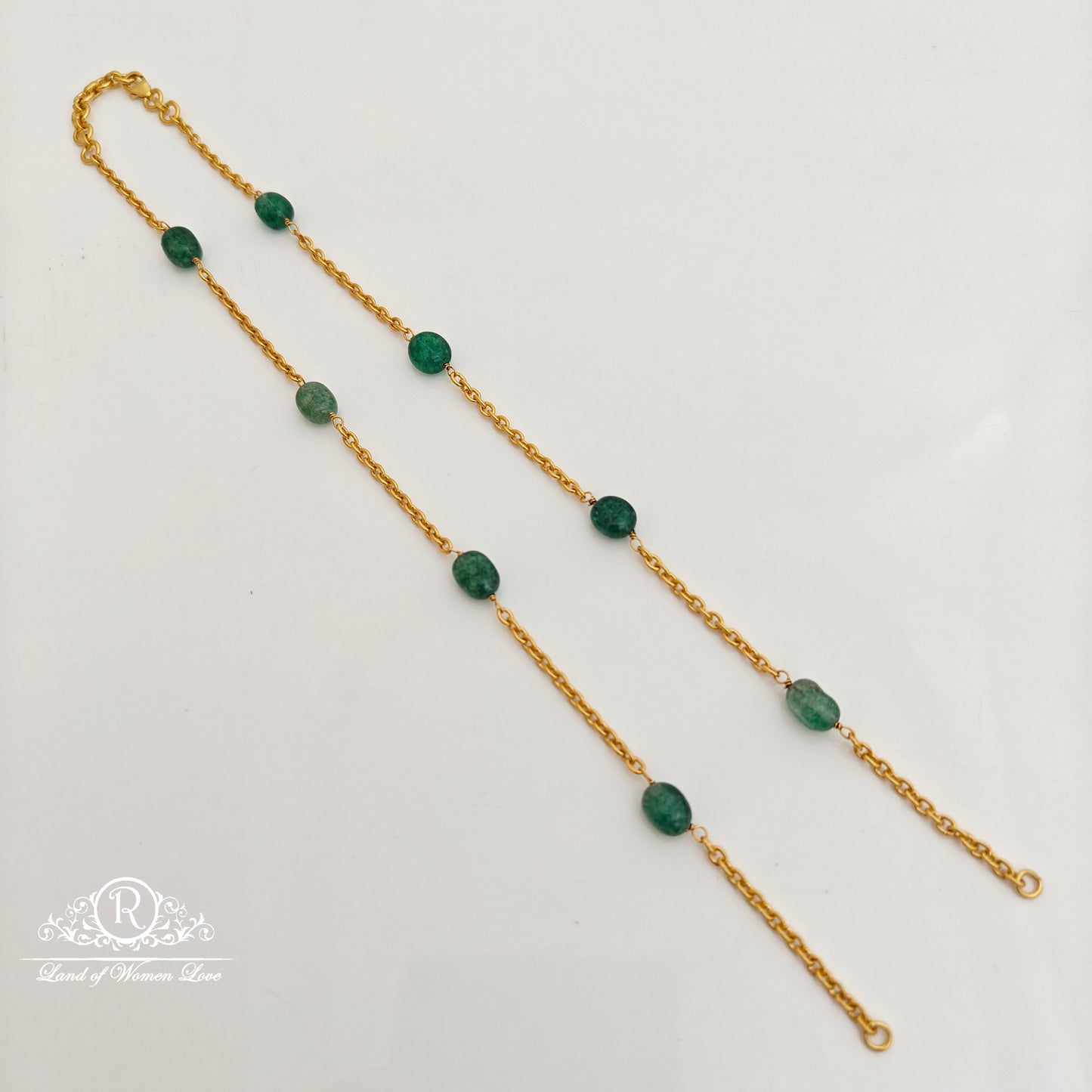 92.5 Silver with gold polish chain-RCH1295