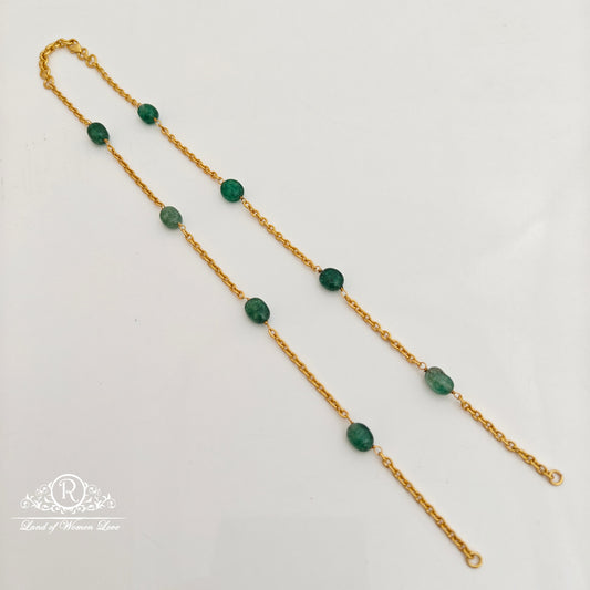 92.5 Silver with gold polish chain-RCH1295