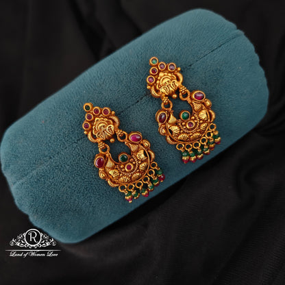 92.5 SILVER CHANDBALI EARRINGS-RCJR1057