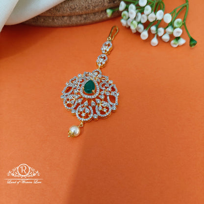 92.5 SILVER Diamond Finishing Tikka-RCCP474