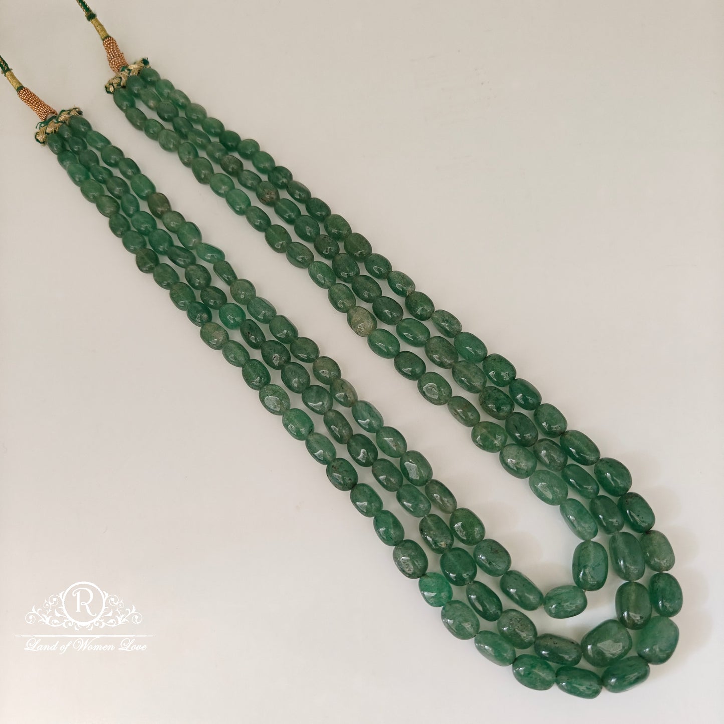Green beads mala-RCMR57