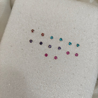 92.5 silver simple and Cute earrings - RCHS47