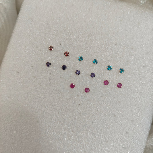 92.5 silver simple and Cute earrings - RCHS47