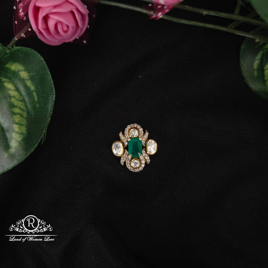 92.5-SILVER MOISSANITE SIDE LOCKET-RCMJ190