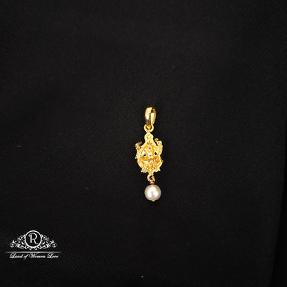 92.5 silver simple and Cute Lakshmi Devi Design locket -RCK123