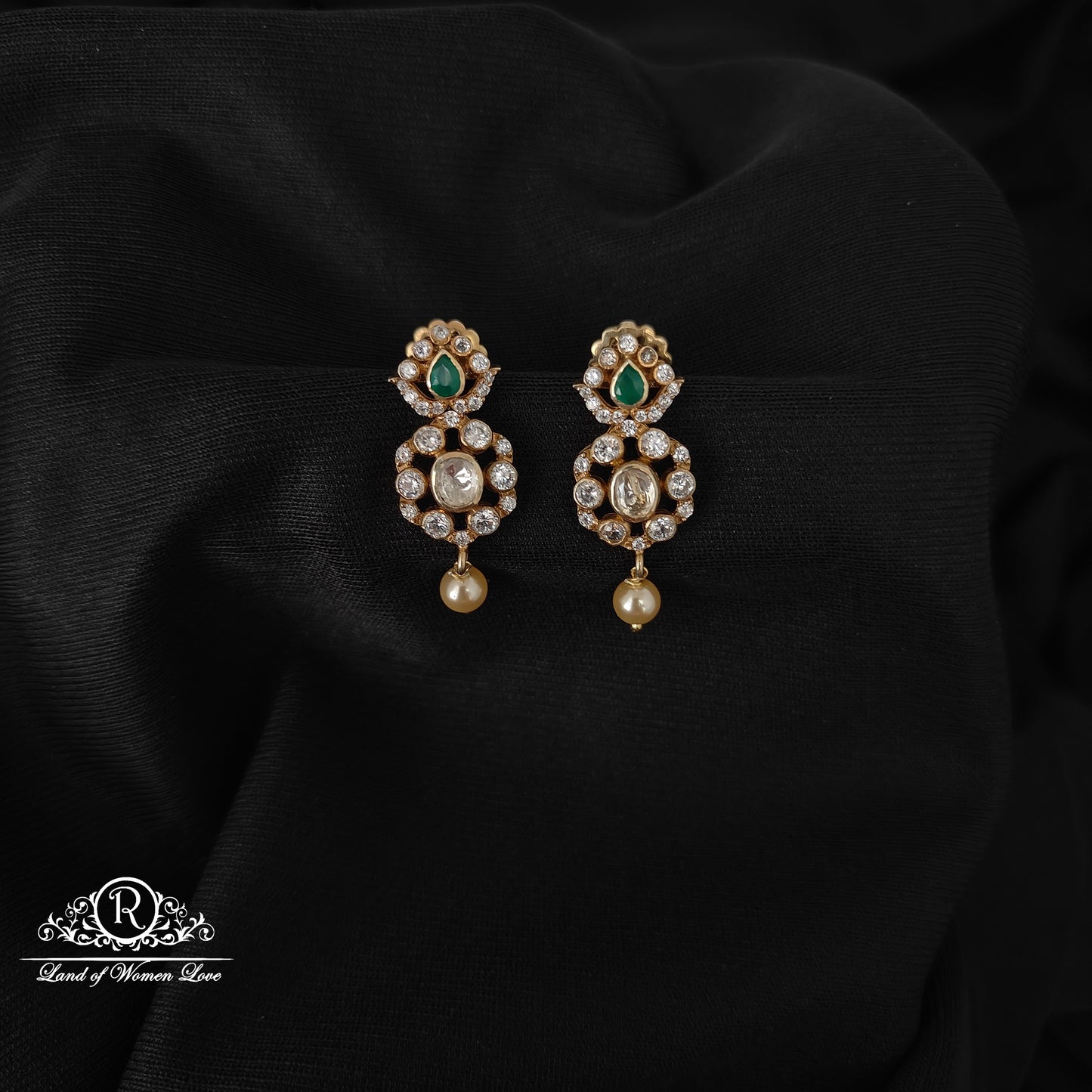 92.5-SILVER MOISSANITE EARRINGS-RCMJ197