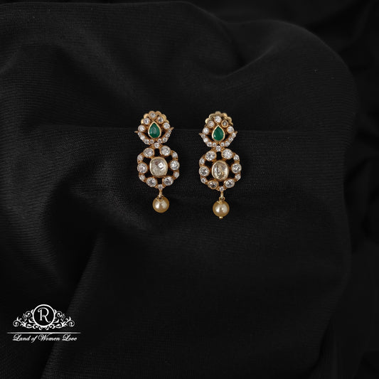 92.5-SILVER MOISSANITE EARRINGS-RCMJ197