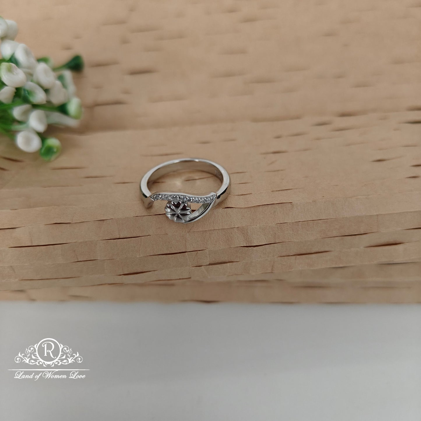 92.5 SILVER FANCY  FINGER RING -RCG331