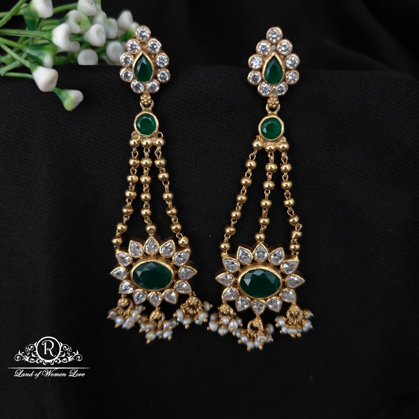 92.5 silver simple and Cute earrings -SA017