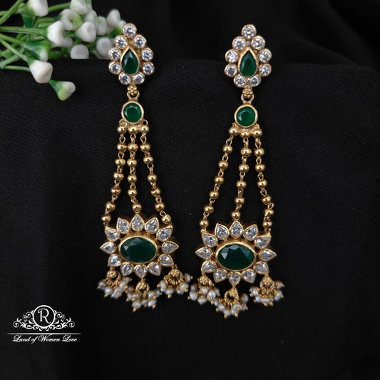 92.5 silver simple and Cute earrings -SA017