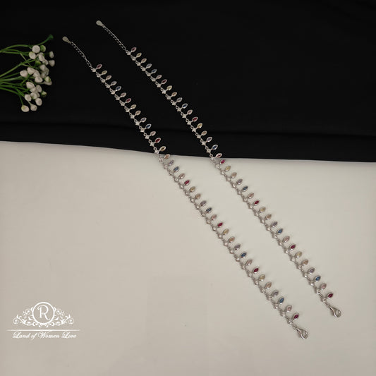 92.5 SILVER ANKLETS-RCG360
