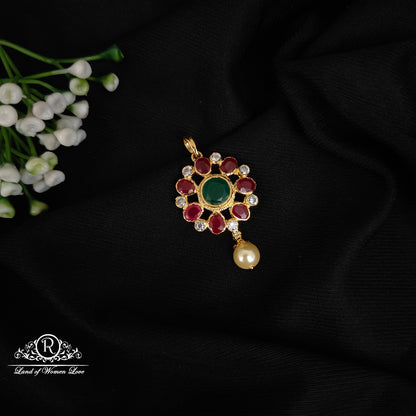 92.5 silver ruby pendant-RCBH002