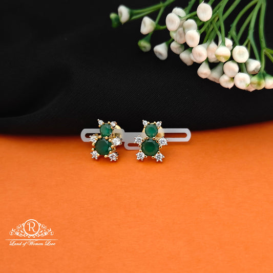 92.5 SILVER Diamond Finishing Earrings-RCCP104-1