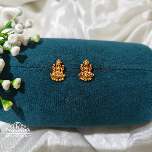 92.5 Silver lakshmidevi  design Earrings -RCR186