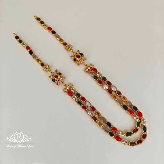 92.5 silver two side necklace set-RCL83