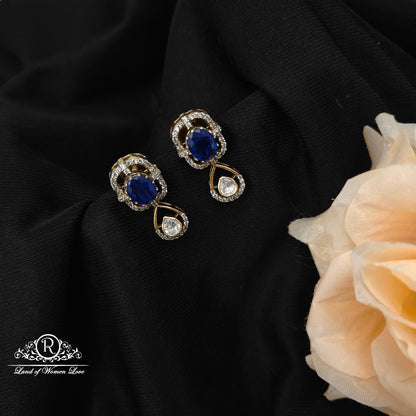 92.5 Silver Mossinate Earrings -RCMJ272