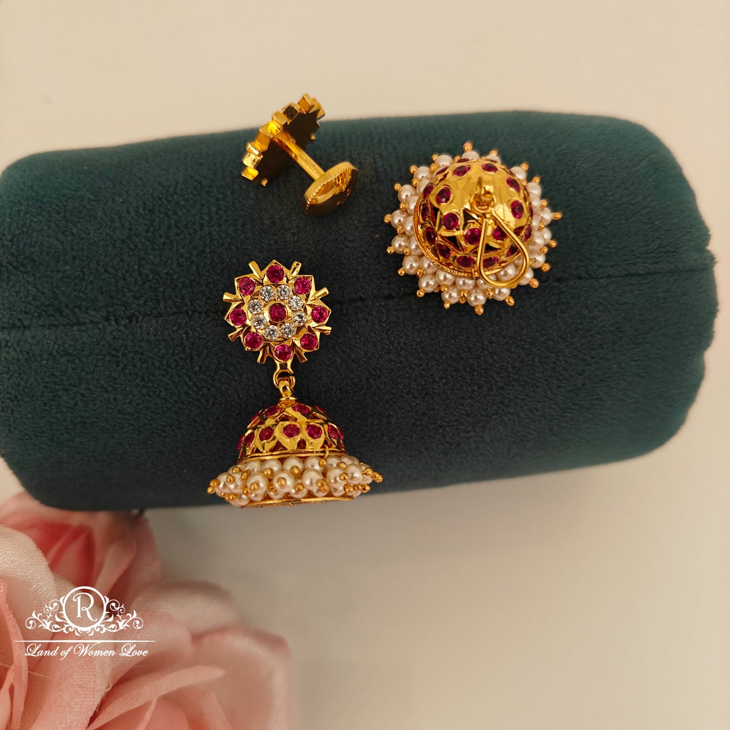 92.5 Silver handmade jumkas-RCK306