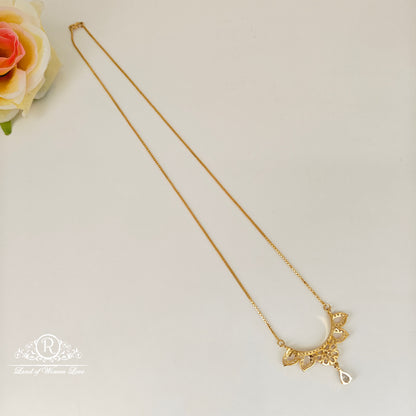 92.5 Silver chain with pendant-RCMB029