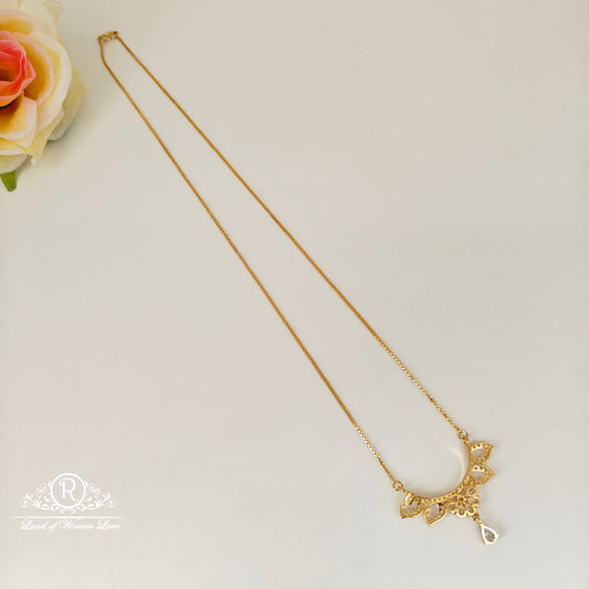 92.5 Silver chain with pendant-RCMB029