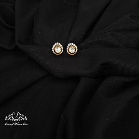 92.5-SILVER MOSSINATE EARRINGS-RCG315-1