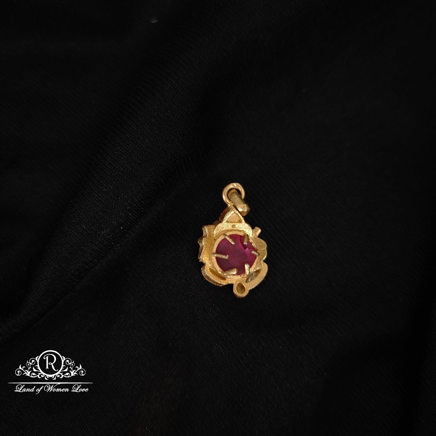 92.5 silver simple and Cute ganesh locket-RCA106