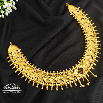 92.5 Silver Flower Desgin Necklace-RCR091