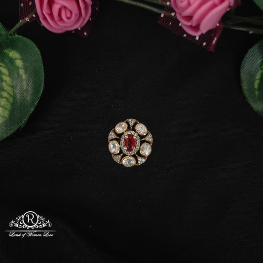 92.5-SILVER MOISSANITE SIDE LOCKET-RCMJ178