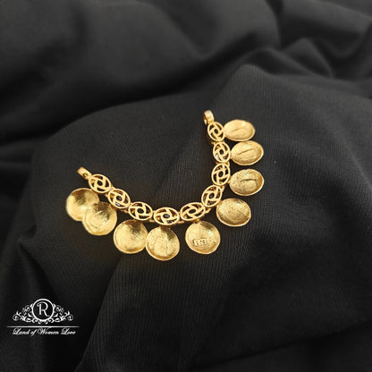 92.5 Silver with gold polish Mala locket -RCR223