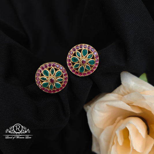 92.5 Silver Earrings -RCH1215