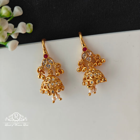 92.5 Silver Hook Model earrings-RCCP504