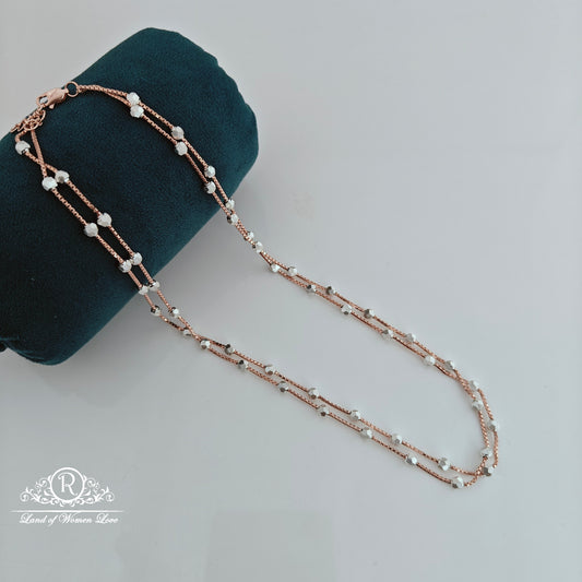 92.5 silver 2 tone italian chain-RCMC003